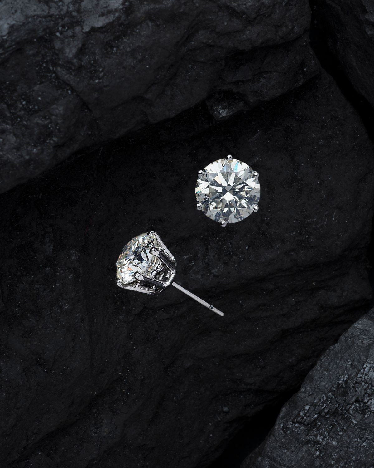 Diamond Stud Earrings
